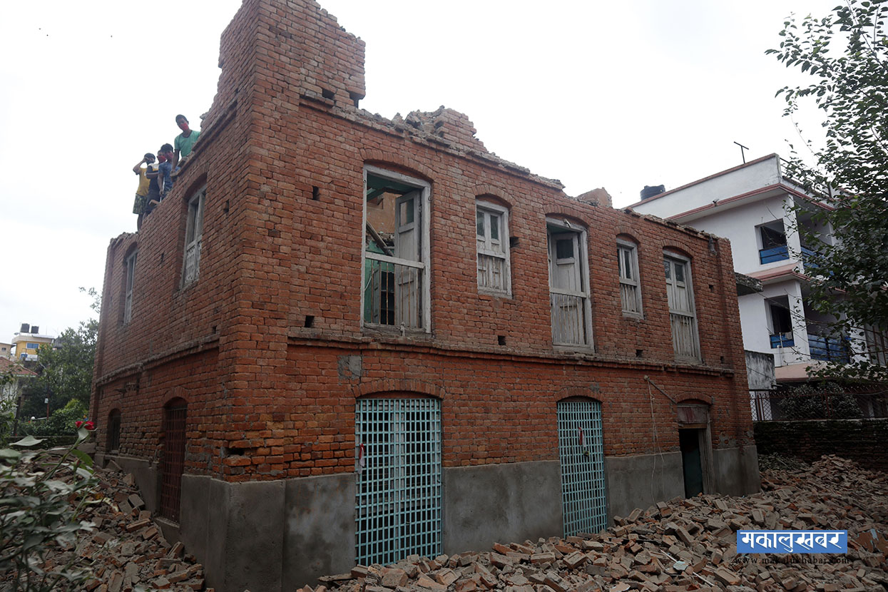 Demolition of residence of Devkota, Museum to be built [Photos]