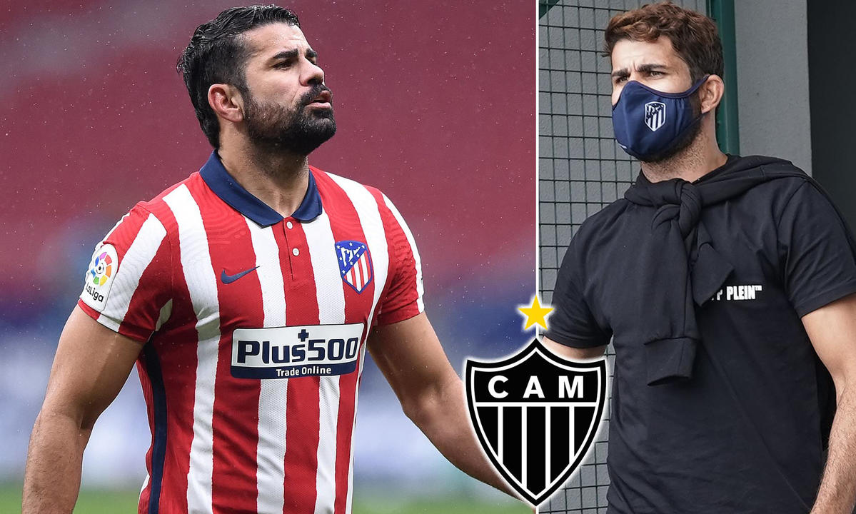 Former Chelsea striker Diego Costa signs for Atletico Mineiro on free transfer