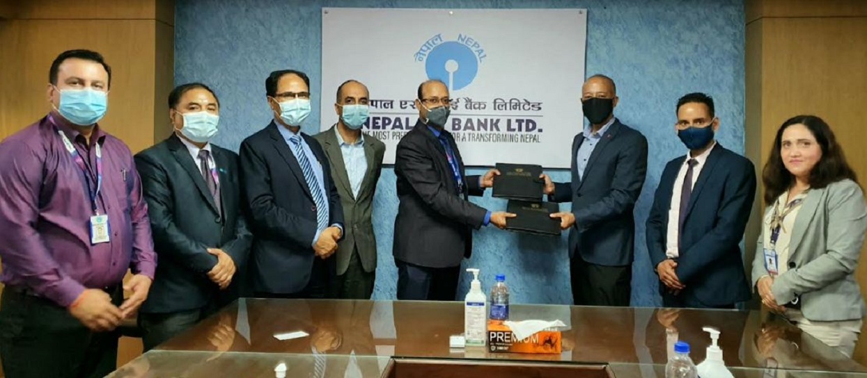 Agreement between Nepal SBI and ICFC Finance