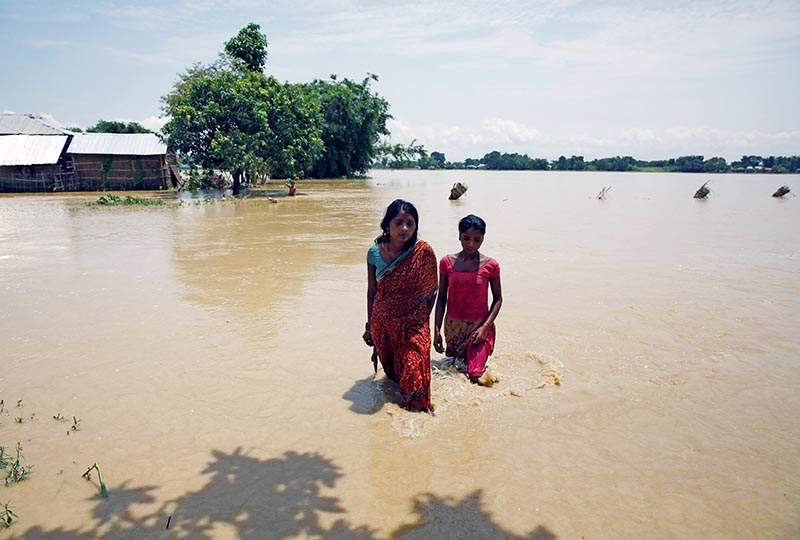 Saptari flood victims crying for reliefs