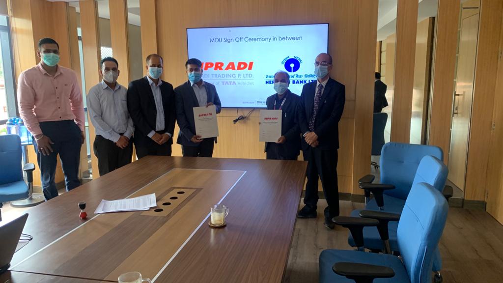 Nepal SBI Bank Limited signs MOU with Sipradi Trading Pvt. Ltd