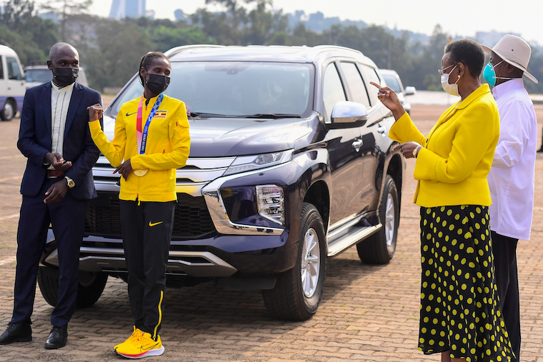 Ugandan Olympic medal winners rewarded with cars, monthly salary