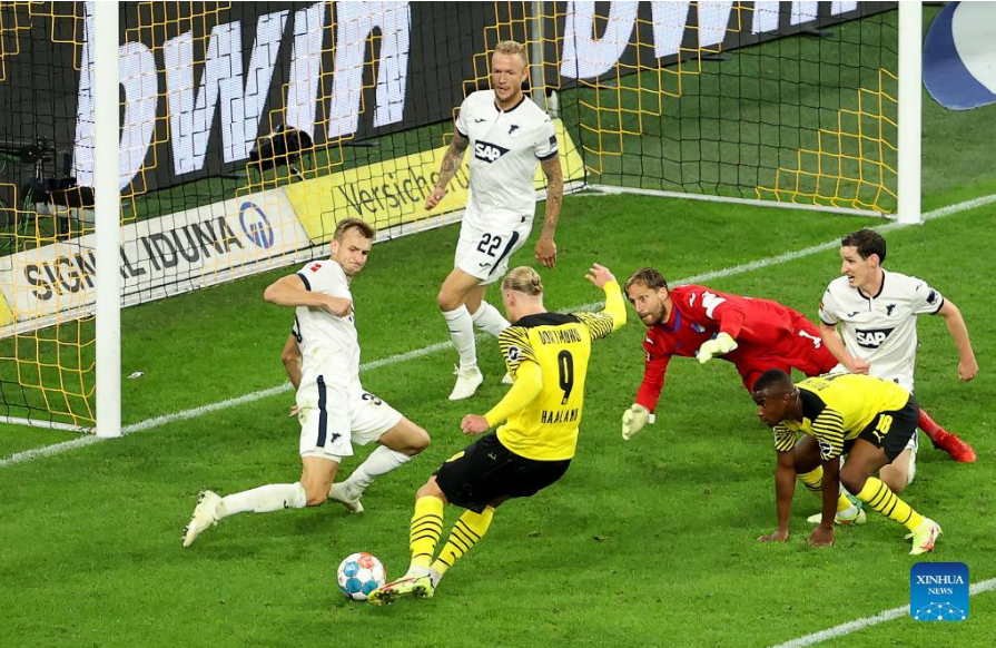 Dortmund overpower resilient Hoffenheim 3-2 in Bundesliga
