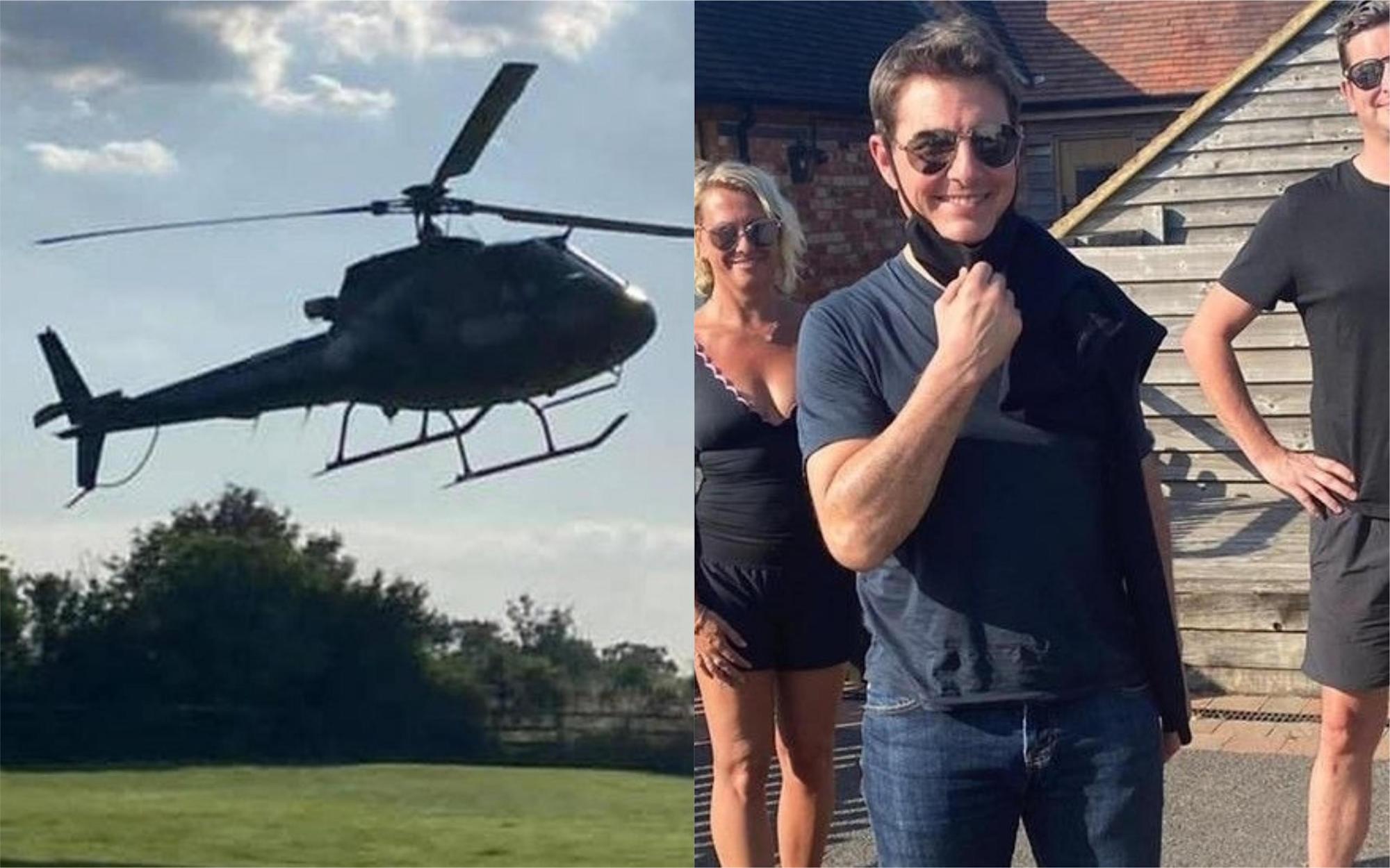 Tom Cruise lands helicopter in UK family’s garden, takes them for a ride: ‘It was surreal’
