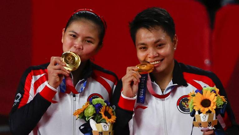 Indonesia wins badminton women’s doubles at Tokyo Olympics