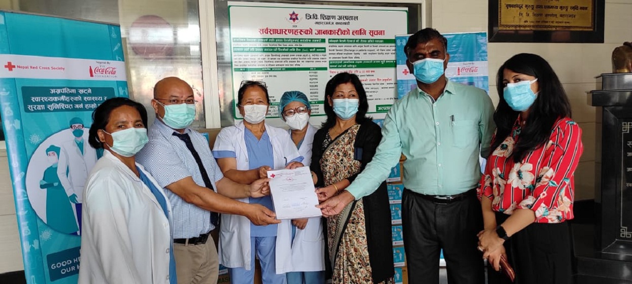 The Red Cross and Coca-Cola are supporting the health sector and the vaccination campaign