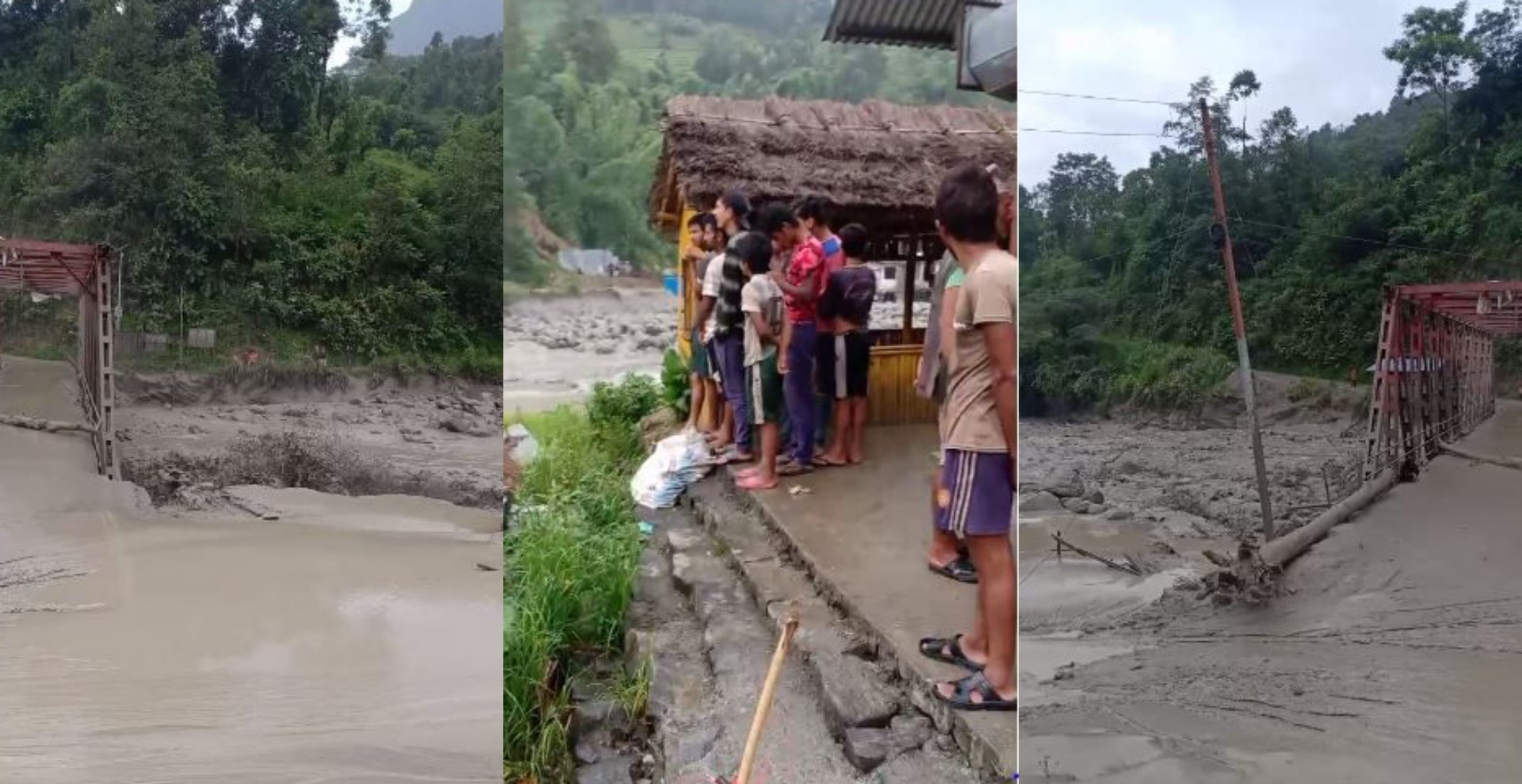 Floods again in Melamchi, damage to some houses