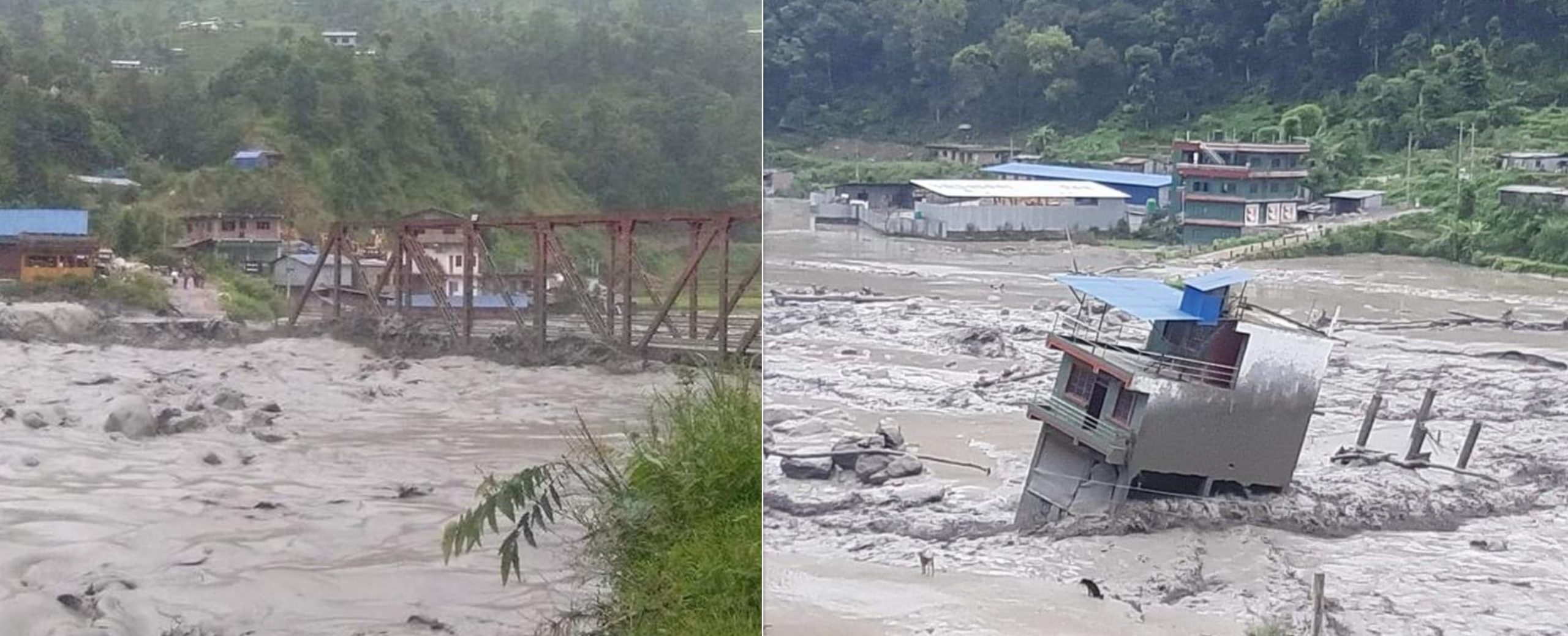 Flooding again ravages Melamchi; millions of rupees worth of property damaged