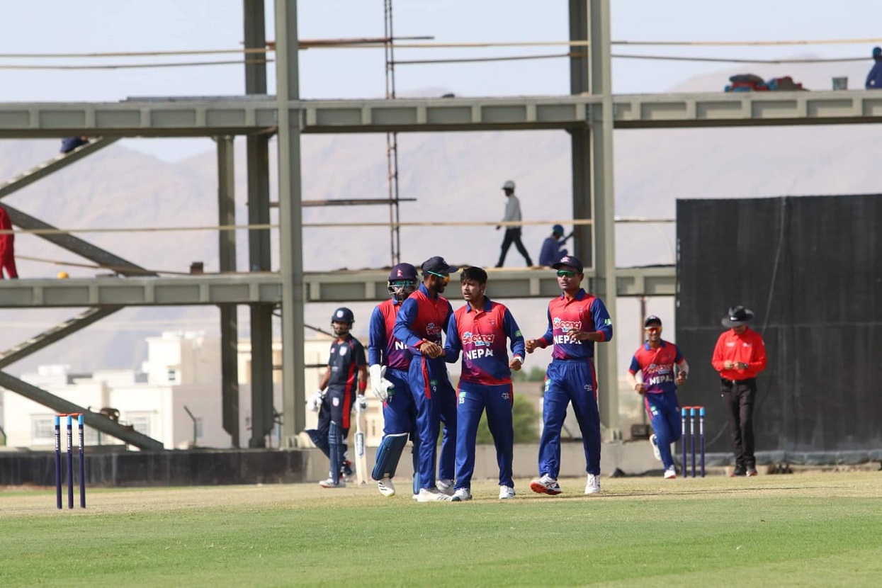 Nepal’s 5 wicket win over USA, Kushal and Rohit’s half century