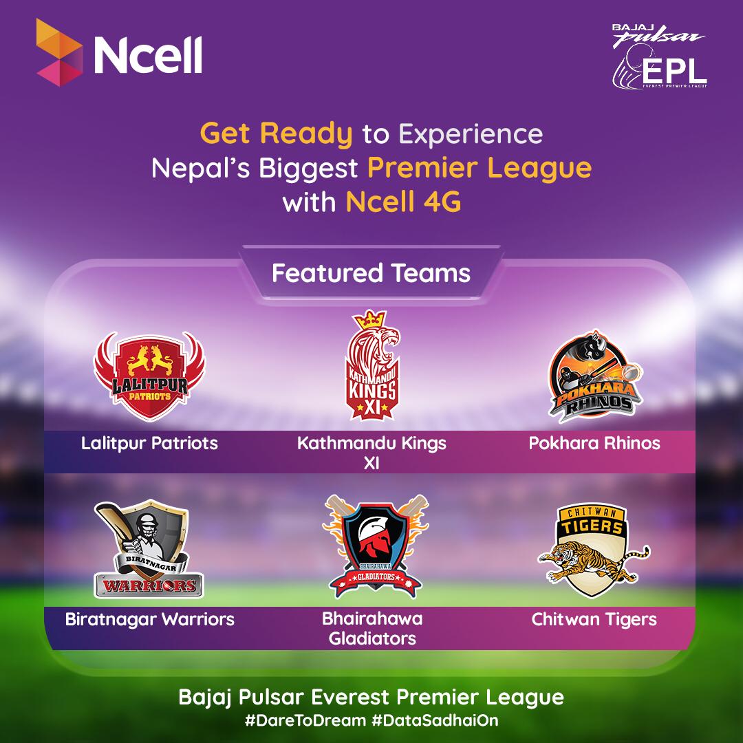 Bajaj Pulsar Everest Premier League with Ncell 4G