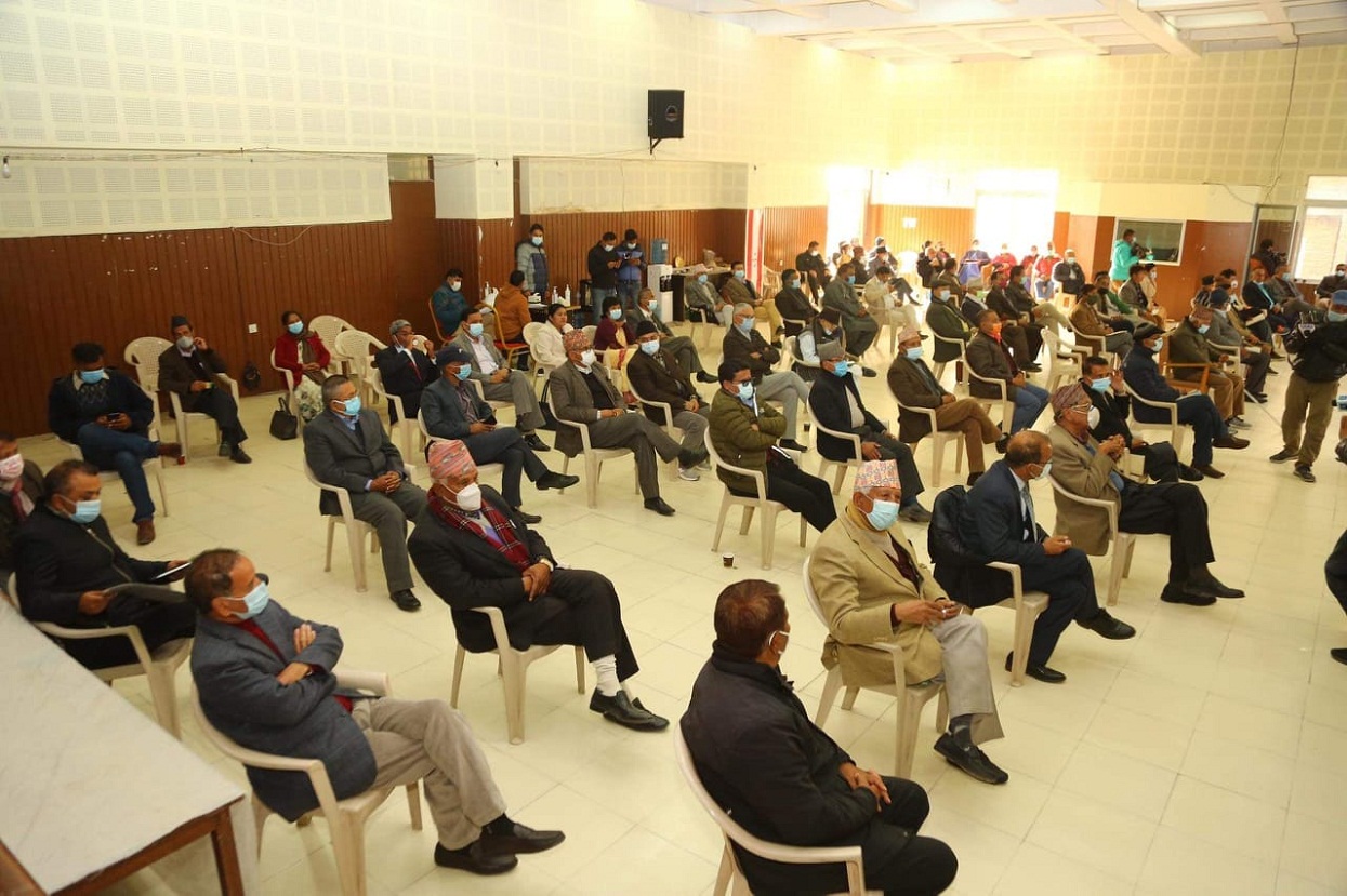 Congress office-bearers meeting even today