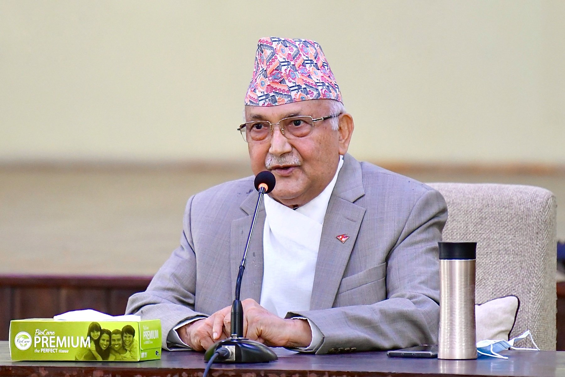 Making assumptions about MCC right now is like playing wrestling: KP Sharma Oli