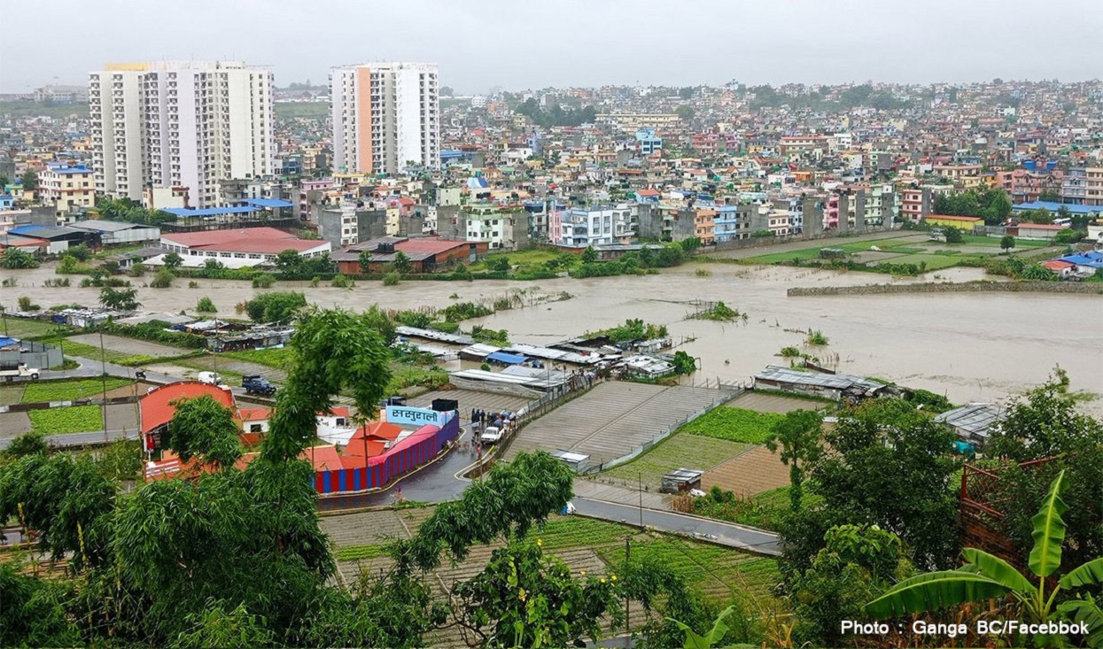 Heavy rain in Kathmandu: 385 houses inundated, 232 people rescued