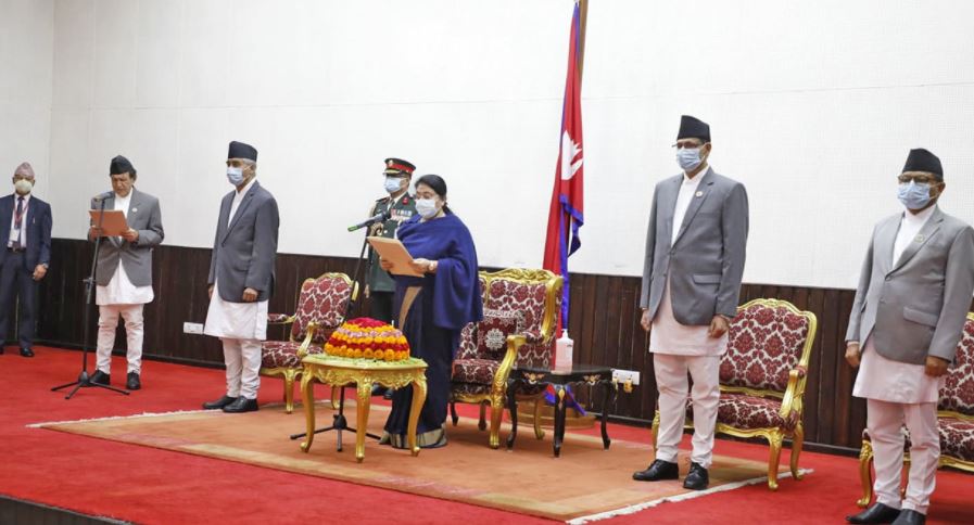 Minister Khadka took oath