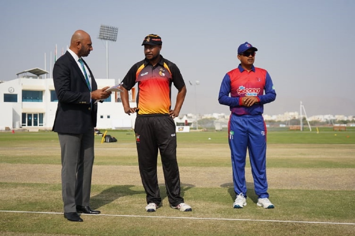 Nepal won the toss and elected to bat against PNG