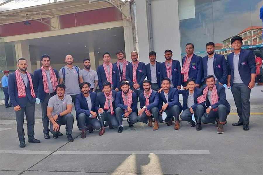 Nepali Cricket Team returns home