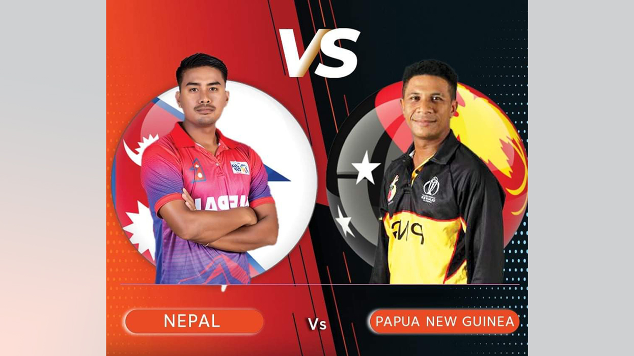 Nepali is to play a second one-day international match against PNG today