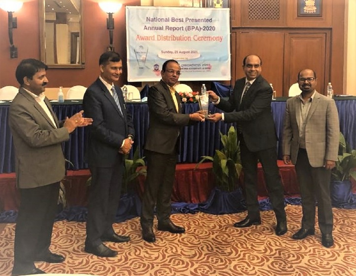 Bottlers Nepal named ‘Best-Presented Report 2020’