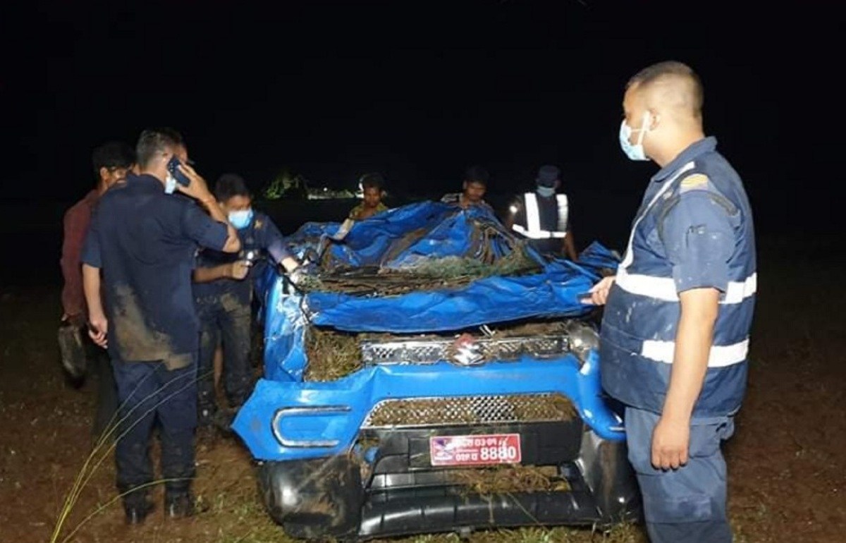 Four women killed, driver rescued after car overturns in Sisnekhola