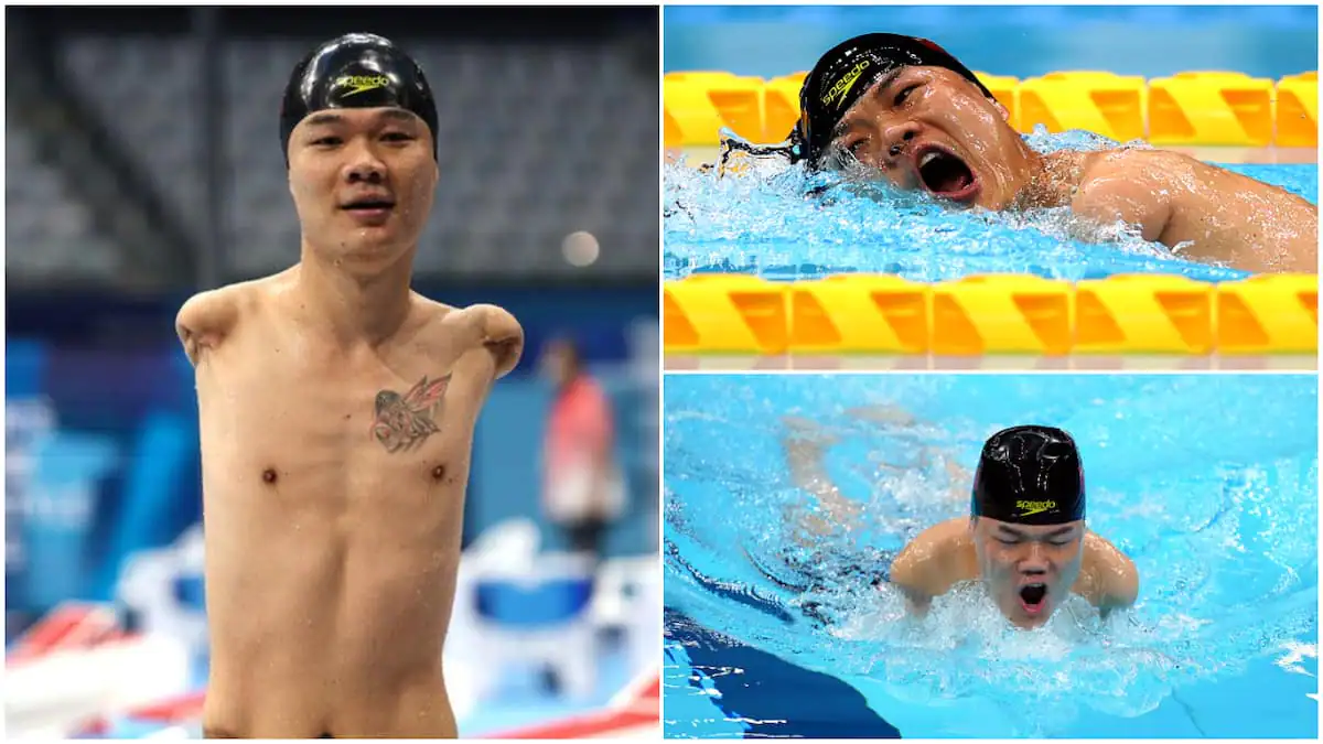 Tokyo Paralympics: Chinese swimmer without both hands wins four gold medals