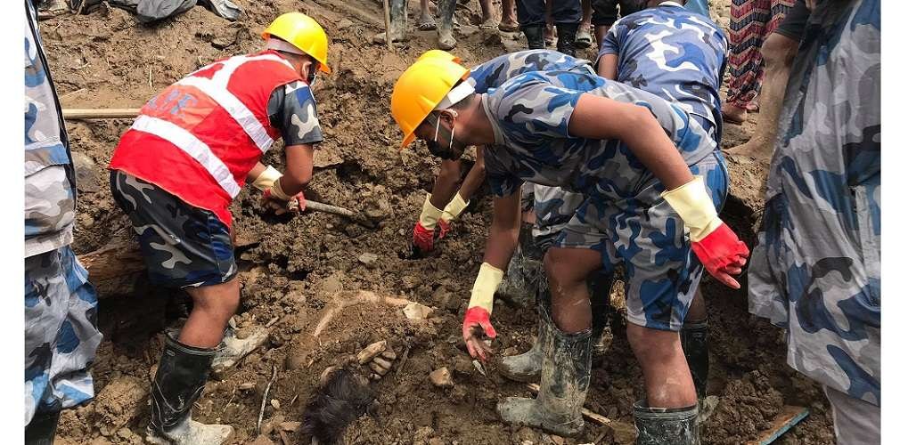 Landslide in Parbat: Five dead, three missing