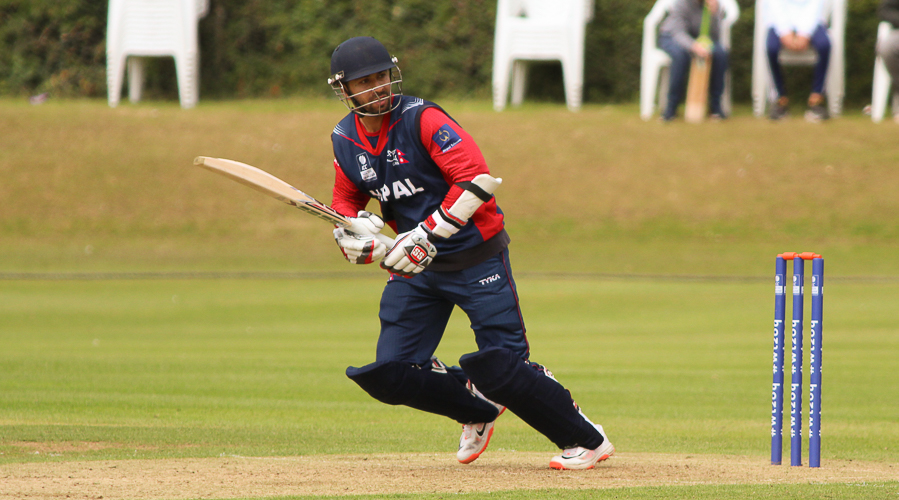 Nepal won the toss and elected to bat first