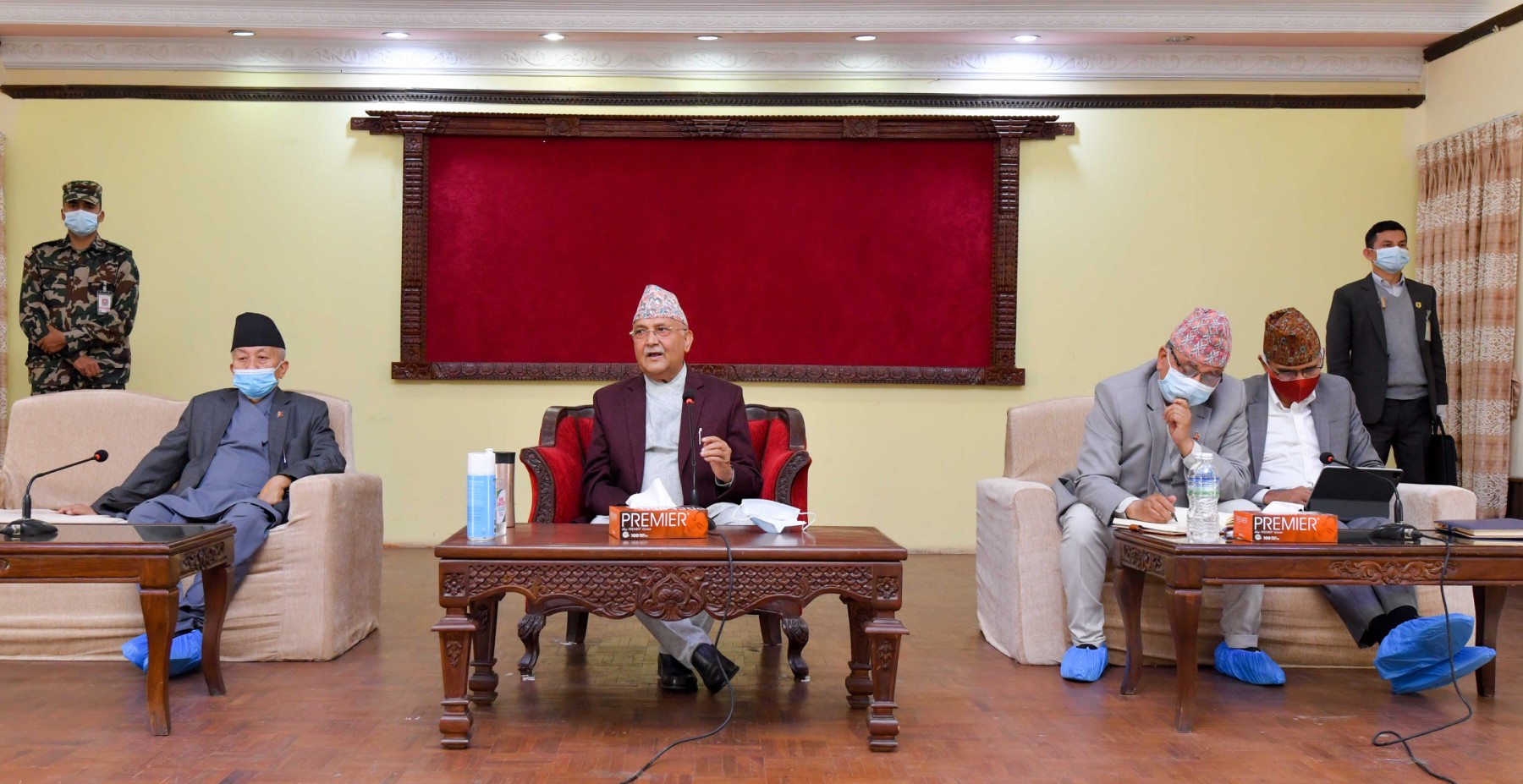 UML parliamentary party meeting being held