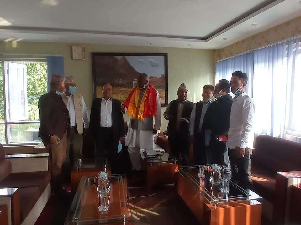 PSP Dhankuta delegation reaches ministries for the district’s development