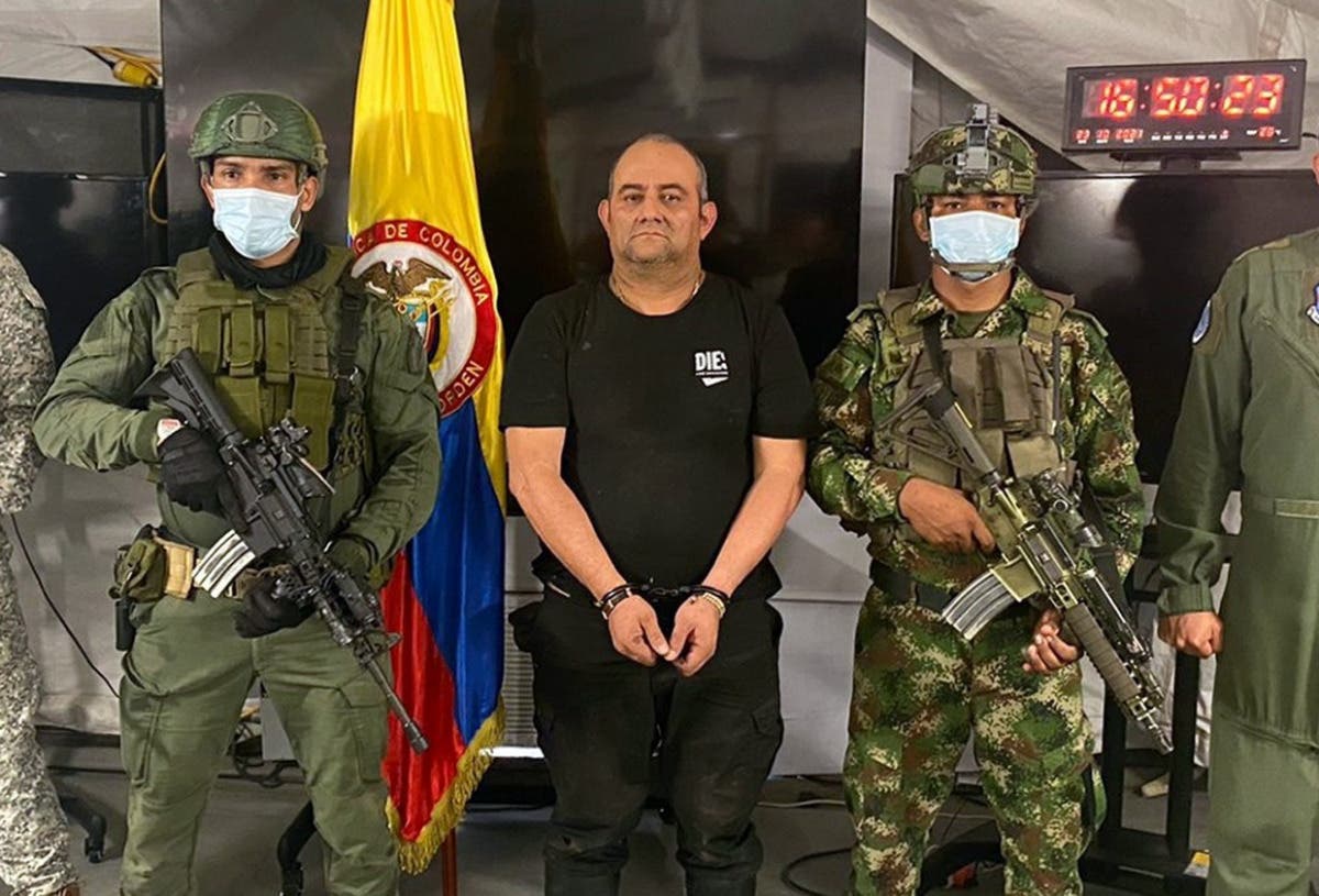 Colombia’s most wanted drug lord Otoniel captured