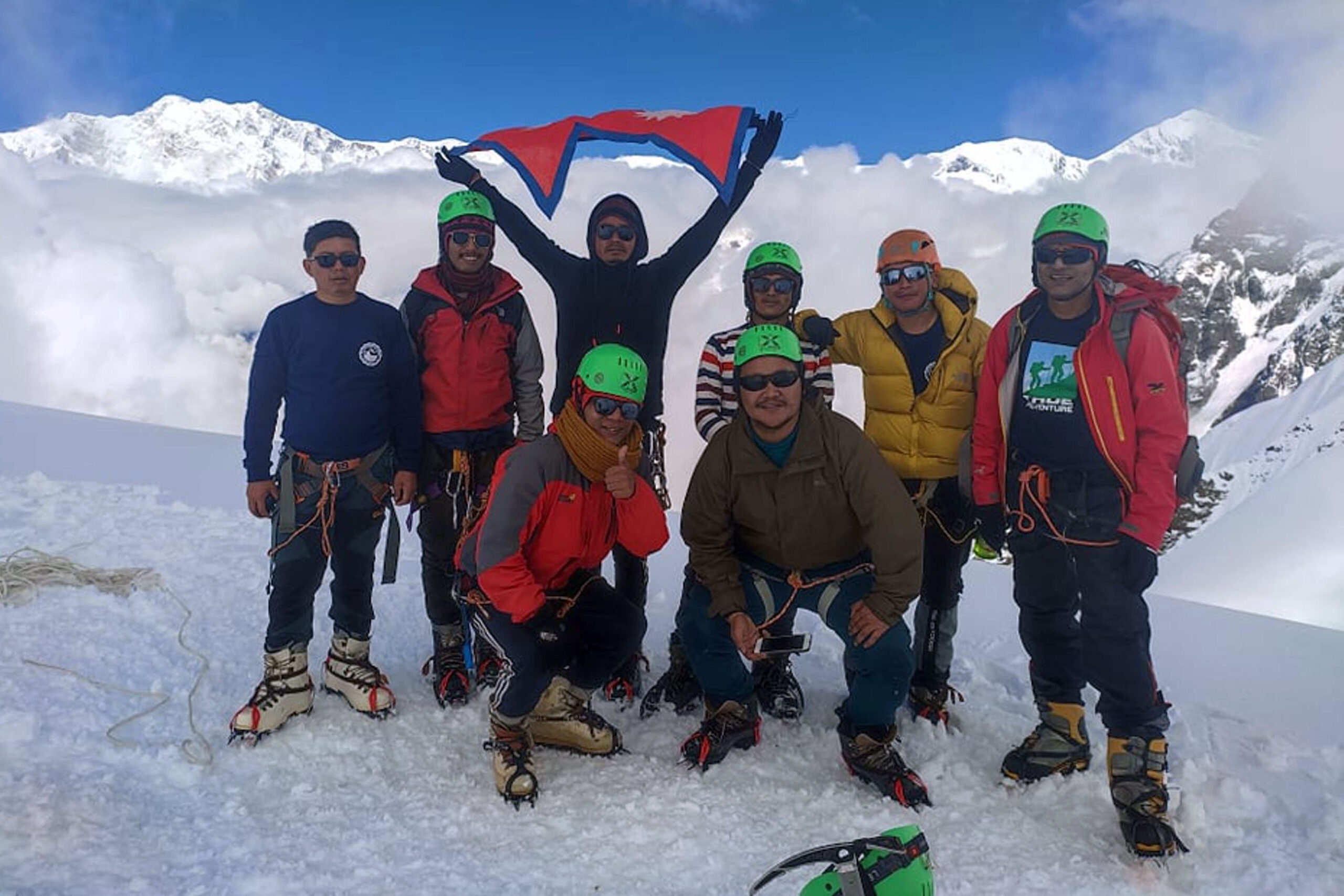 Eight youths summit Mardi Mountain
