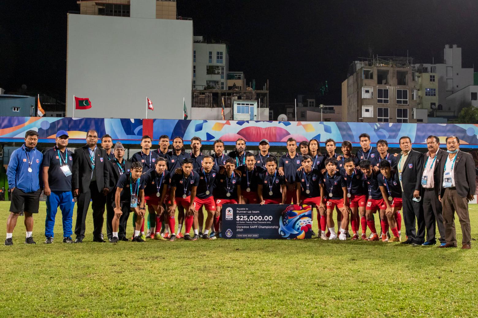 Nepali football team returning home today