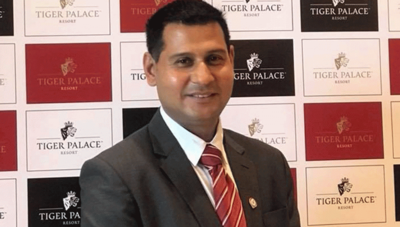 Thapa as the president of Tourism Entrepreneurs Association of Nepal