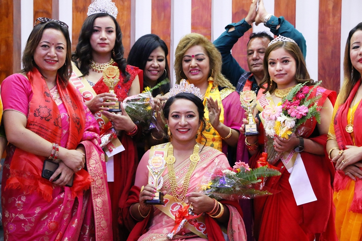 Anju Budhathoki became the winner of the Dashain Queen-2078