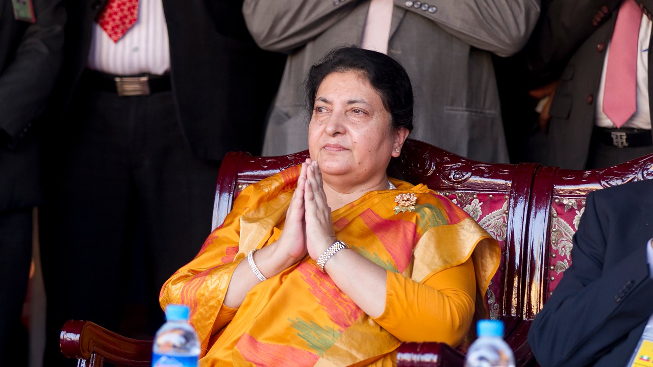 President Bhandari arriving Lumbini today