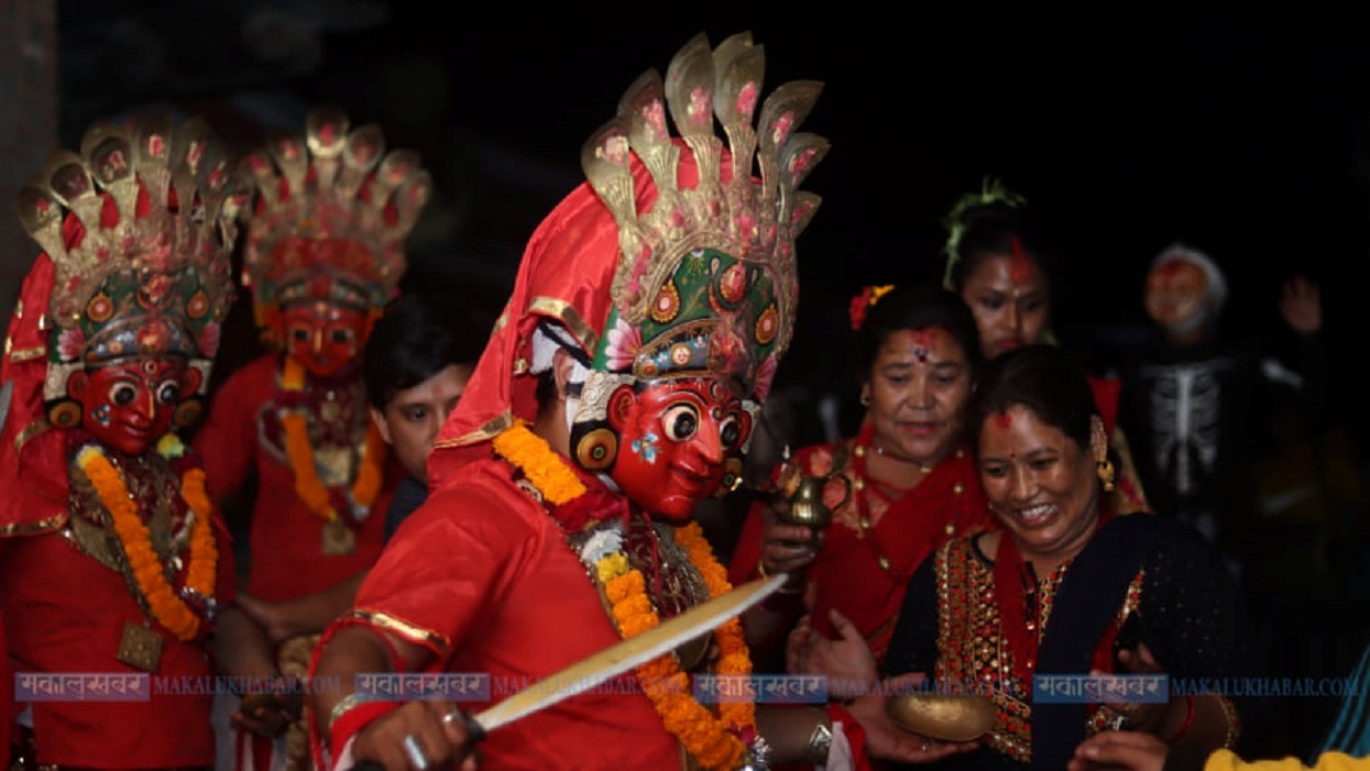 300-year-old goddess dance in Gokarneshwor [Photos]