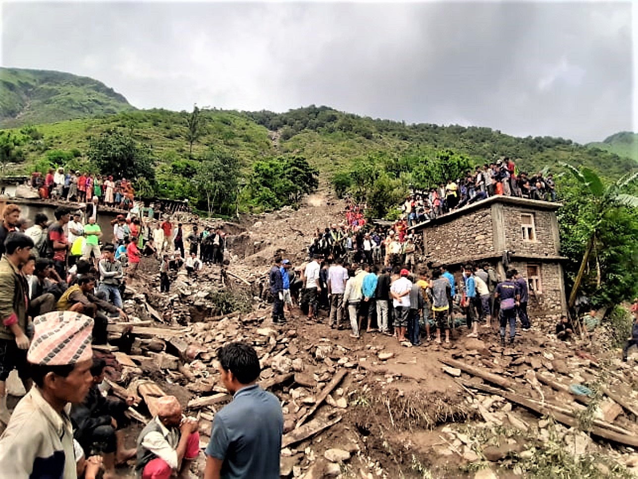 23 missing, seven houses buried in landslide in Bajhang