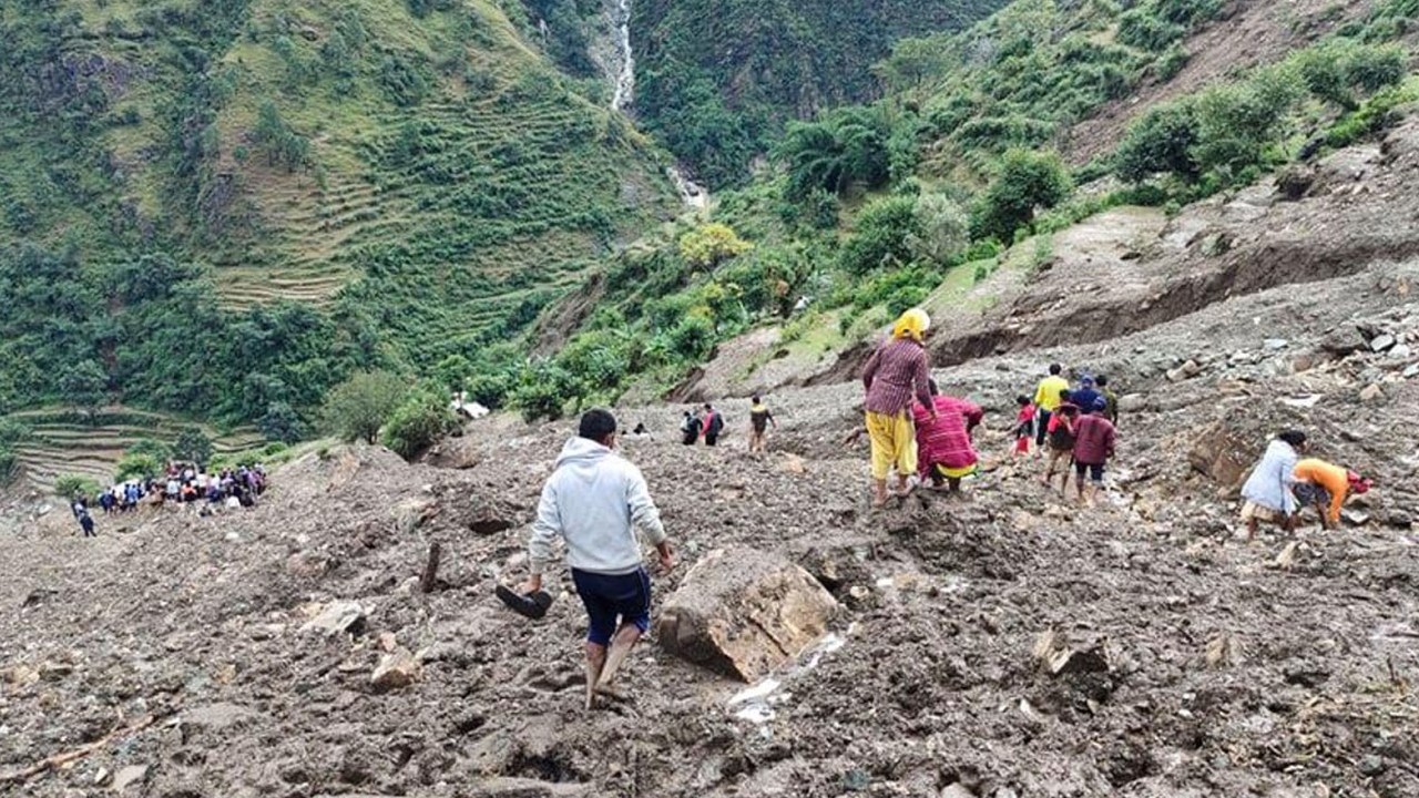 19 missing in Bajhang landslide fear dead