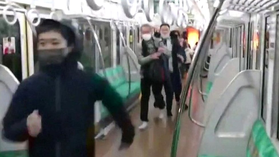 Japanese man in Joker costume injures 17 in knife attack on Tokyo train