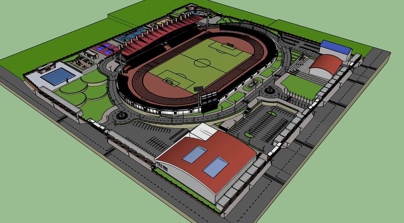 Karnali State Stadium construction agreement with a capacity of 10,000 spectators