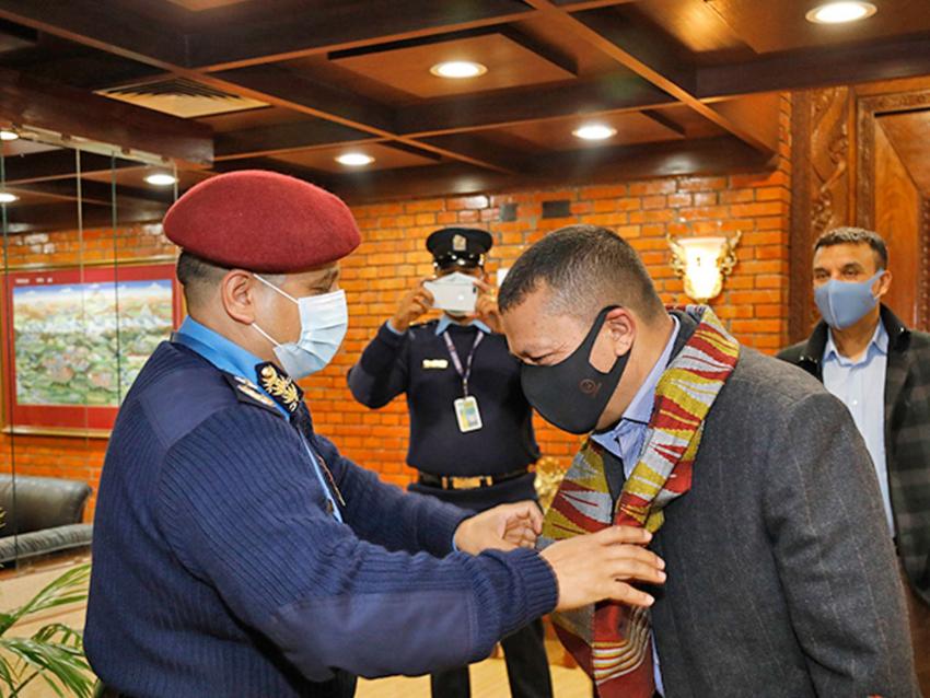IGP Thapa returns home attending INTERPOL General Assembly