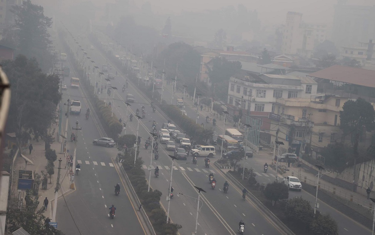 Kathmandu ranks ninth in the world as a ‘polluted city’