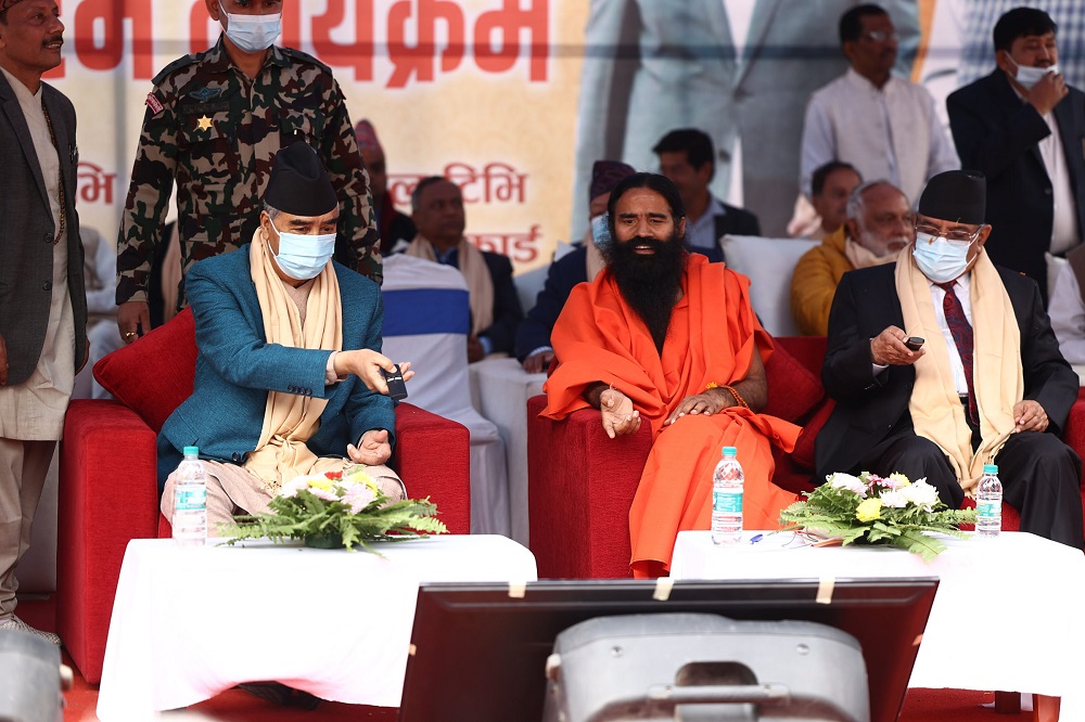 Yoga Guru Ramdev to promote religious tourism in Nepal