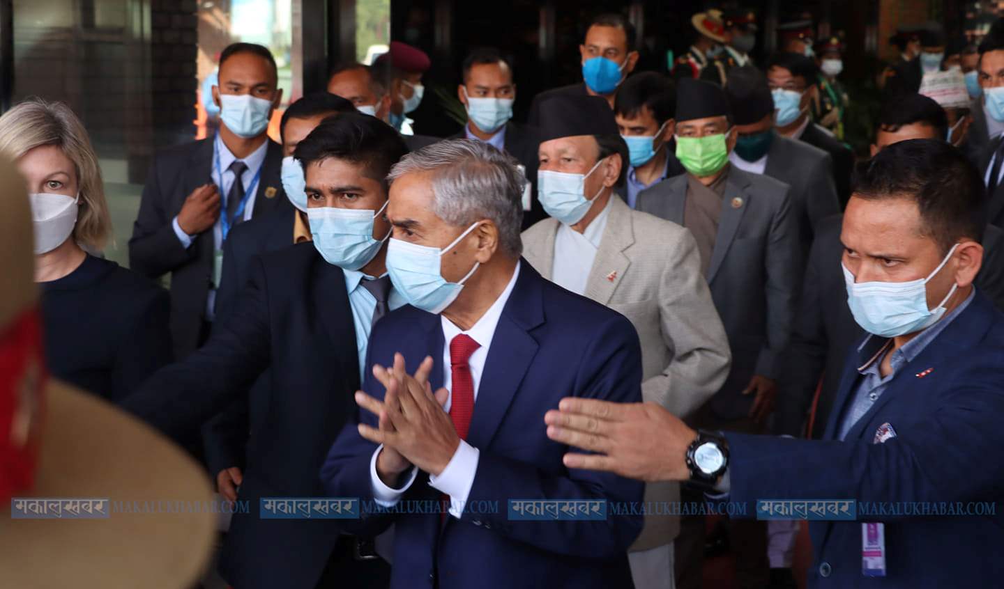 PM Deuba returns home [Photos]