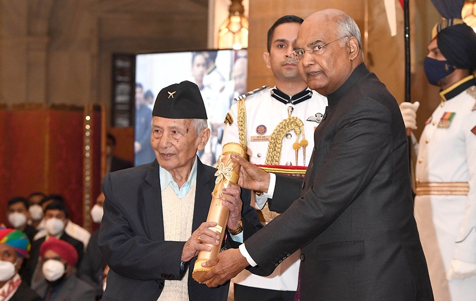 Literary writer Lil Bahadur Chhetri awarded the Padma Shri of India