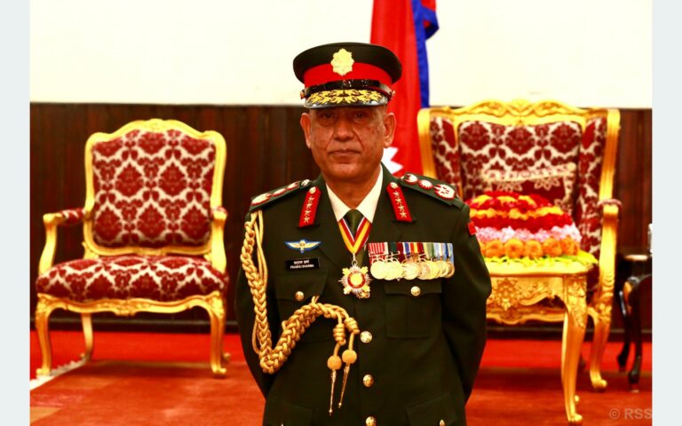 Chief of Army Staff Sharma leaves for India