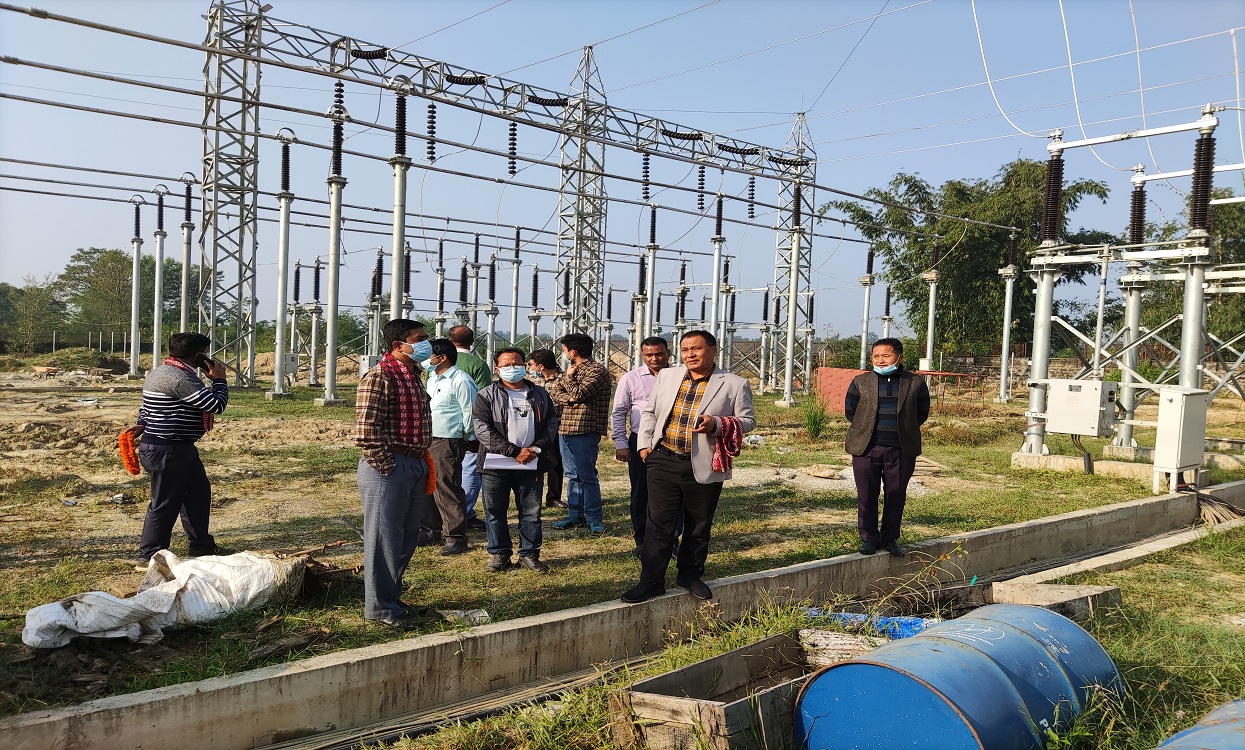 Motipur and Sandhikharka substations in final stage of construction