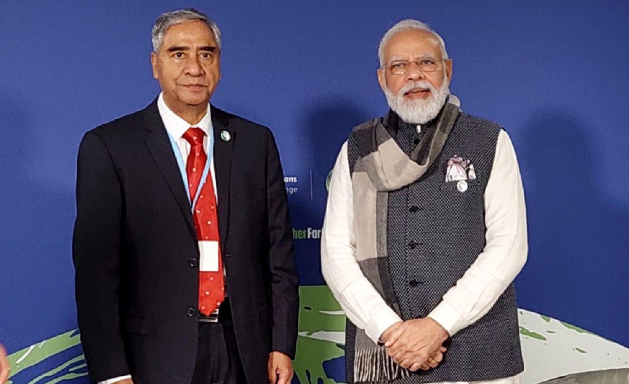 Prime Minister Deuba and Modi meets