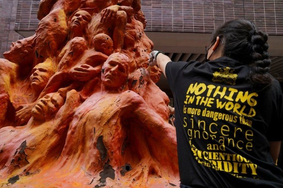 Pillar of Shame: Hong Kong’s Tiananmen Square statue removed