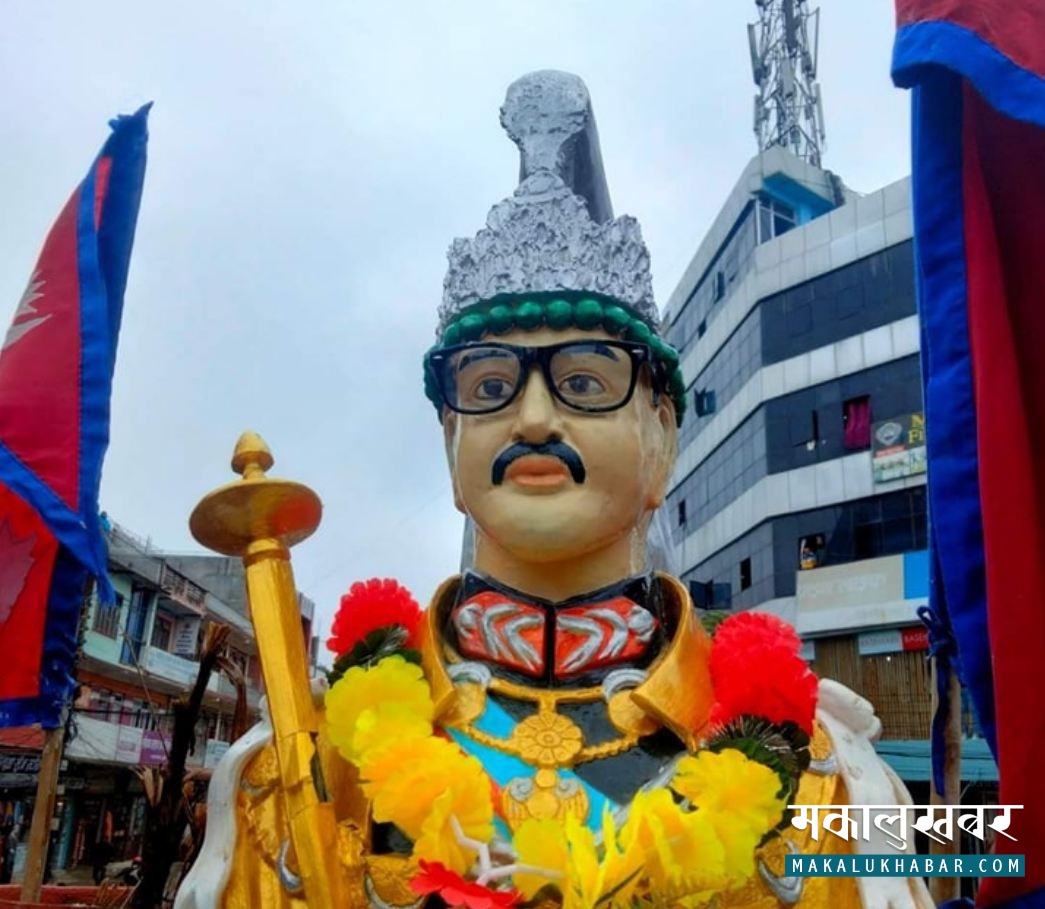 Birendra Chowk now has a statue of former King Birendra after 16 years