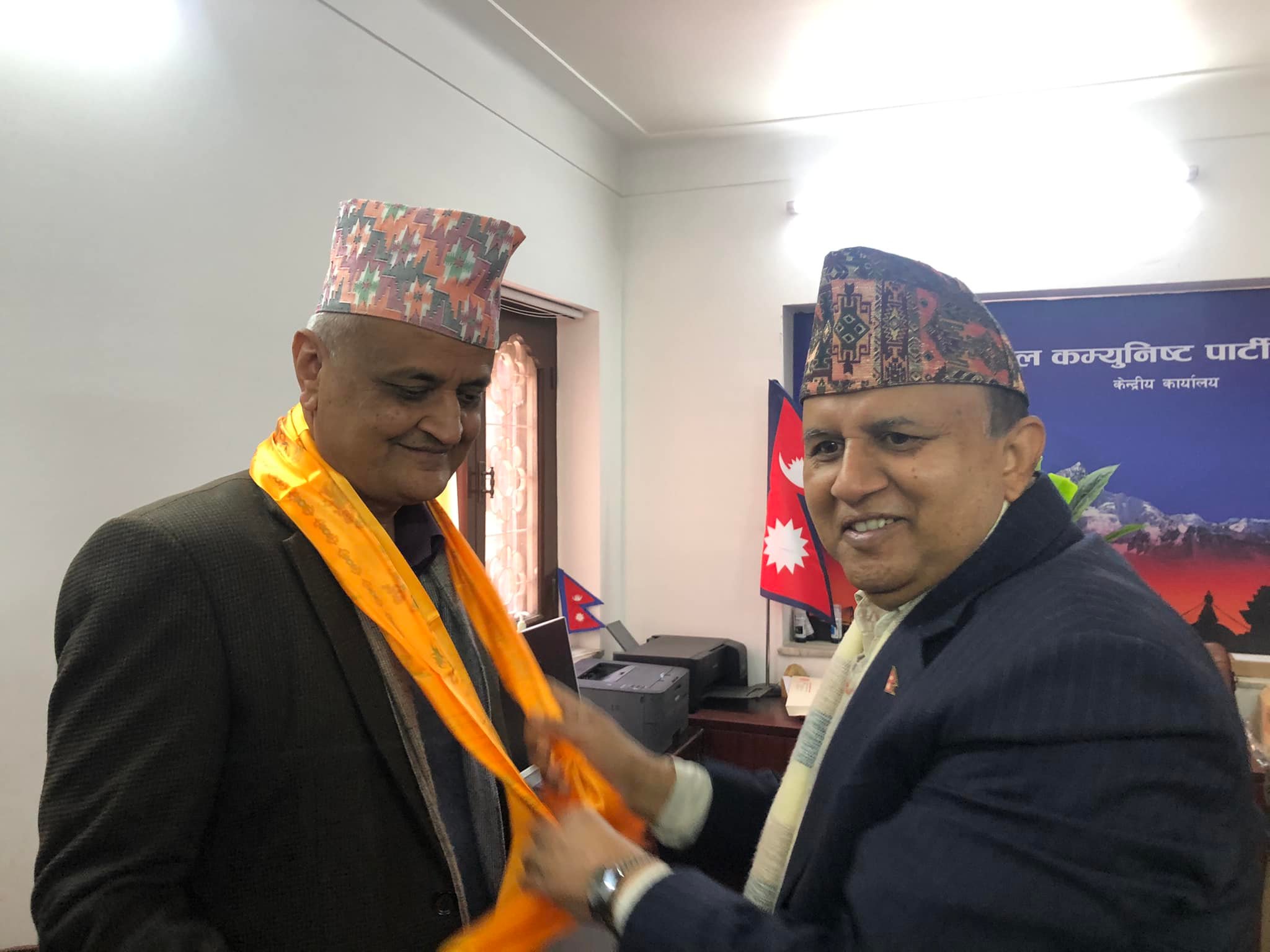 Bhishma as UML office secretary